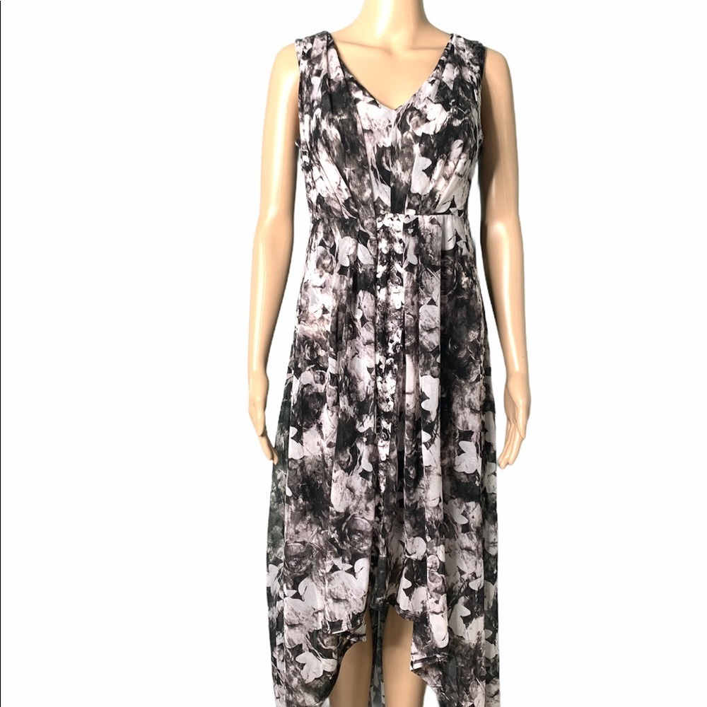 Simply Vera Wang Floral High Low Dress Petite Small NWT